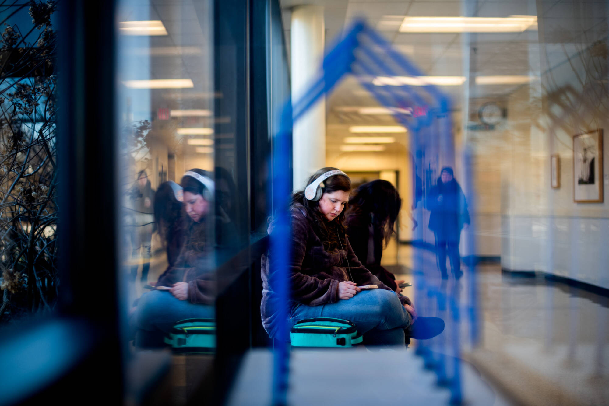 students sitting